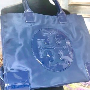 Large, authentic Tory Burch Nylon Tote